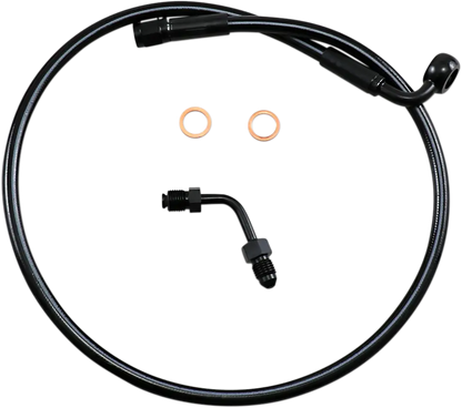 Magnum Shielding XR Upper Brake Line with Adapter Bromsslangar rostfritt stål bild 2 PMMEDIA:bd55db7a7a04f2dd