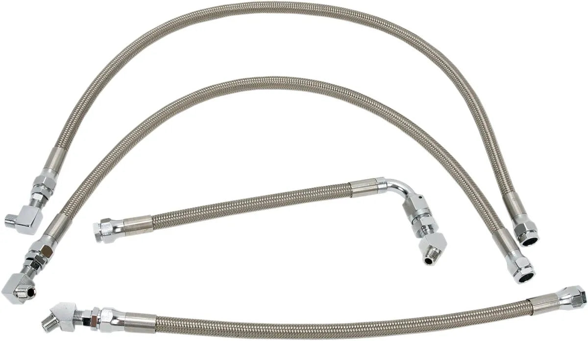 Drag Specialties Stainless Steel Braided Oil Line Kit Oljelinor bild 6 PMMEDIA:16aa827674db1fe2