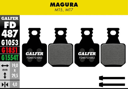 GALFER G1053 Standard bromsbelägg bild 1 PMMEDIA:d40bc04eb7713c22