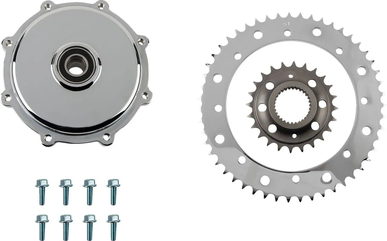 Drag Specialties Conversion Sprocket Kit Kedje- & drevsats bild 2 PMMEDIA:5d461daa7437c8f2