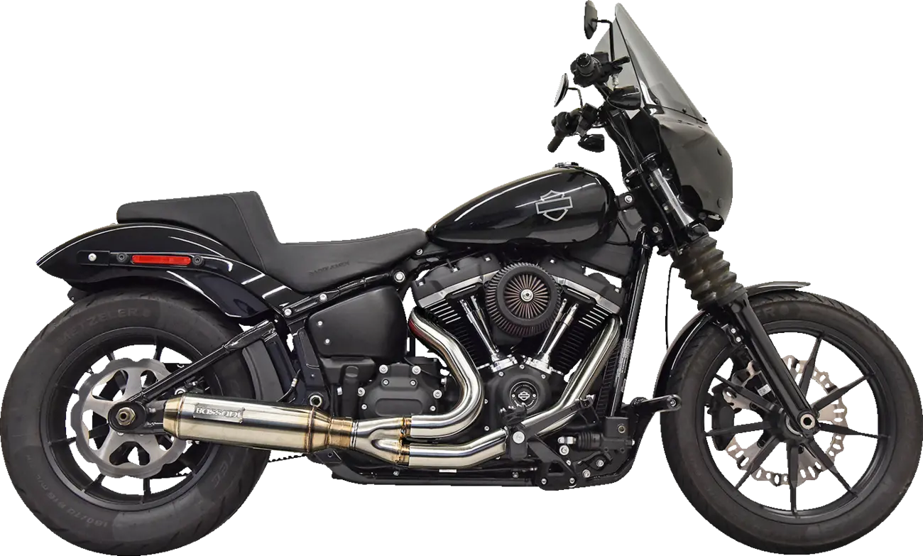 BASSANI XHAUST 2-into-1 Super Bike Avgassystem med 4" Ljuddämpare bild 1 PMMEDIA:b78fbe207b740d6b