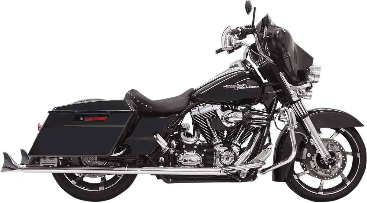 Bassani Xhaust Fishtail Slip-On Mufflers Ljuddämpare Harley bild 2 PMMEDIA:97bace0cce1b6480