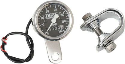 Drag Specialties 1-7/8" 140 MPH Mini Mechanical Speedometer Hastighetsmätare bild 1 PMMEDIA:76732458f6652144