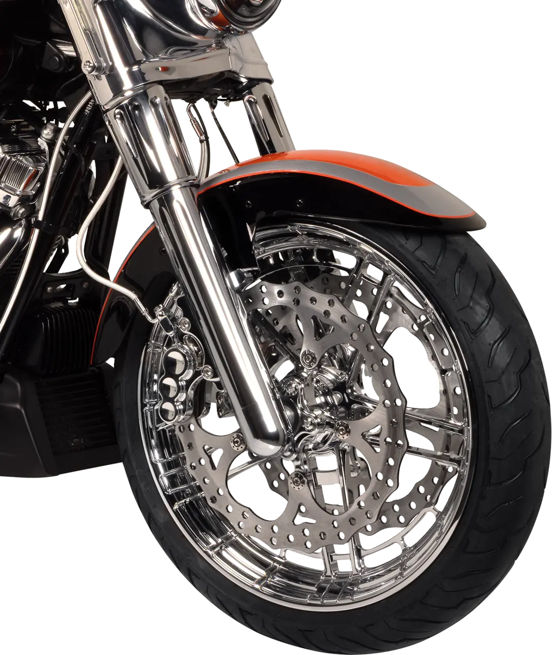 Arlen Ness Aluminum Fork Boot Covers Gaffelplåt & sliders bild 3 PMMEDIA:566c127456442f0c
