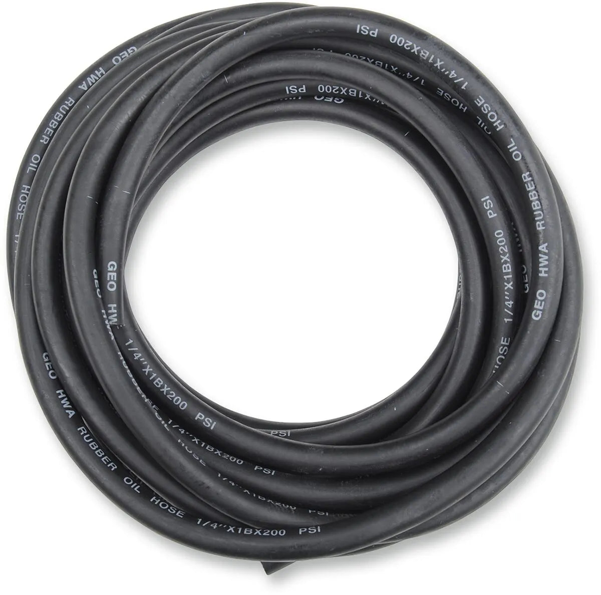 Emgo Universal Black Rubber Fuel/Oil Line Oljelinor bild 1 PMMEDIA:1f306130df2c5676