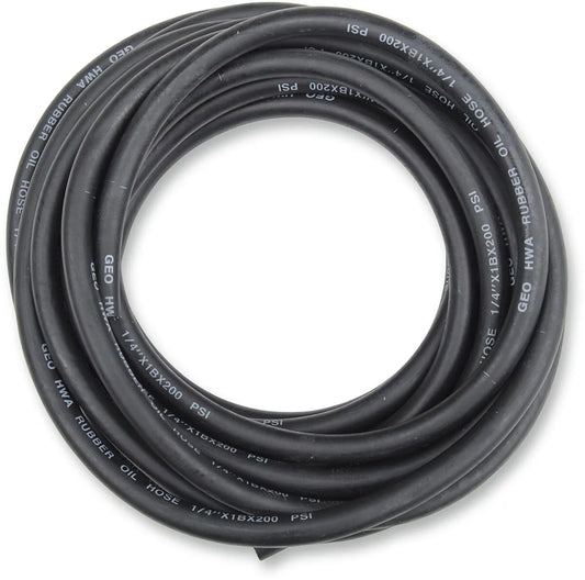 Emgo Universal Black Rubber Fuel/Oil Line Oljelinor bild 1 PMMEDIA:1f306130df2c5676