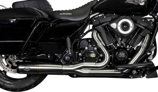 S S Cycle 2-into-1 Diamondback Exhaust System Kompletta avgassystem Harley bild 1 PMMEDIA:19be8036407c8d7f