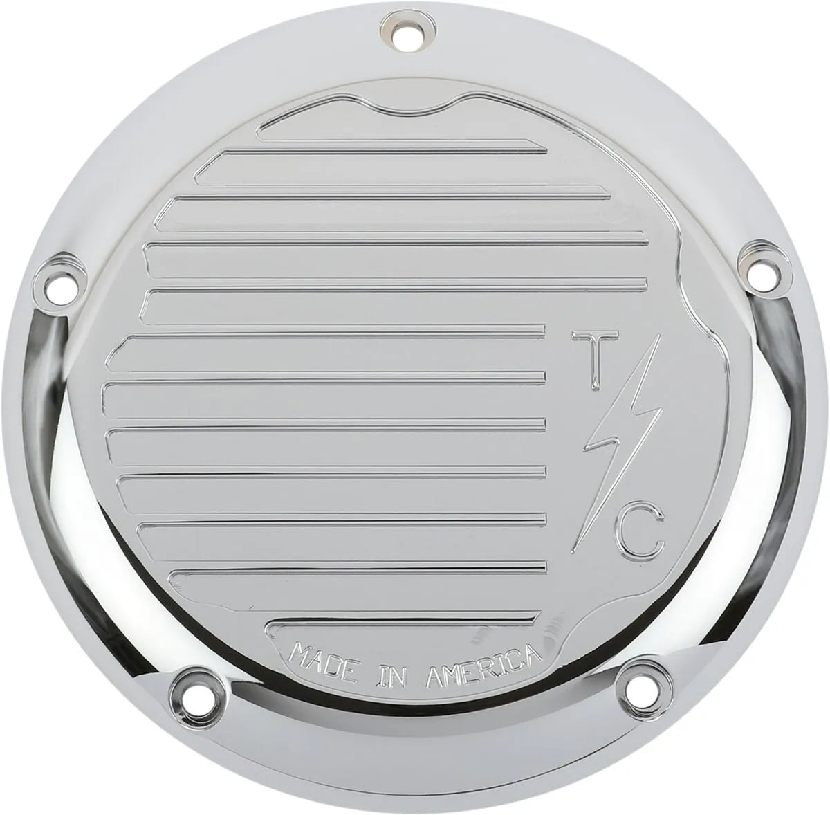 THRASHIN SUPPLY CO. Derby Cover Finned M8 Chrome bild 1 PMMEDIA:fb88474889da0c27
