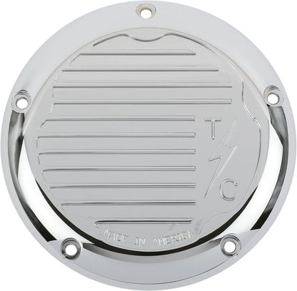 THRASHIN SUPPLY CO. Derby Cover Finned M8 Chrome bild 1 PMMEDIA:fb88474889da0c27