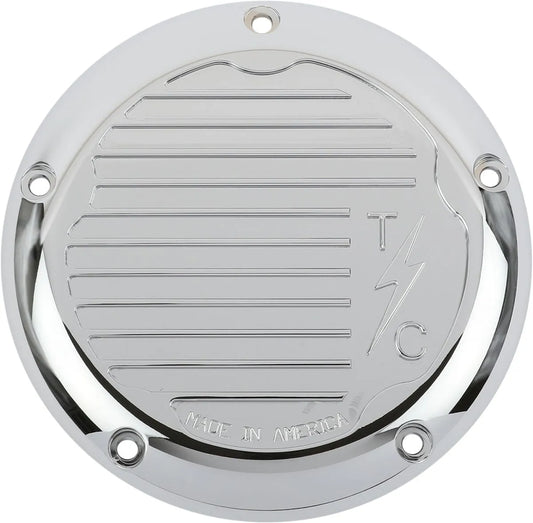 THRASHIN SUPPLY CO. Derby Cover Finned M8 Chrome bild 1 PMMEDIA:fb88474889da0c27