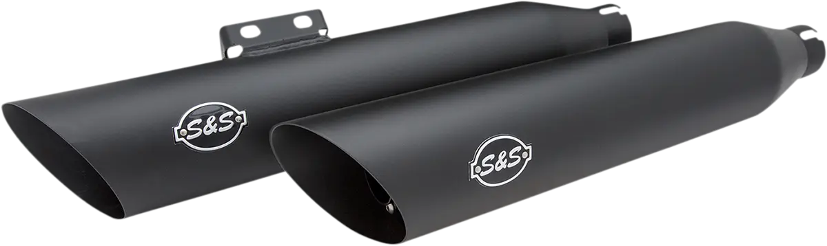 S&S CYCLE Slash-Cut Slip-On Ljuddämpare M8 Softail Svart bild 4 PMMEDIA:c9cb6dedfa4a4ff8