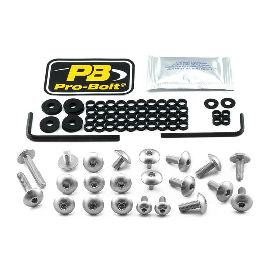 PRO BOLT Aluminium Fairing Bolt Kit för Kawasaki bild 1 PMMEDIA:27277865f8ee9636