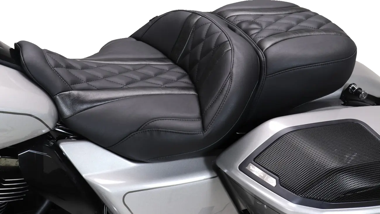 Mustang Deluxe Touring Seat Sadlar Harley Touring bild 8 PMMEDIA:6707ba1e0e6d79ca