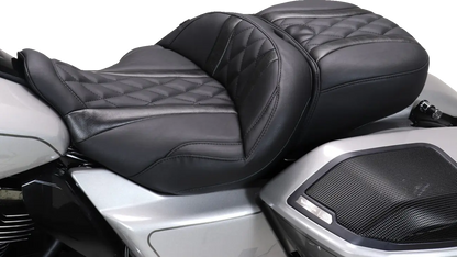 Mustang Deluxe Touring Seat Sadlar Harley Touring bild 8 PMMEDIA:6707ba1e0e6d79ca
