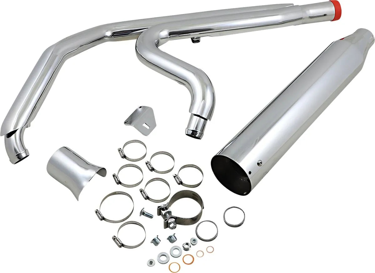 Khrome Werks 2-into-1 Outlaw Exhaust System Kompletta avgassystem Harley bild 3 PMMEDIA:3c37e5793283f465