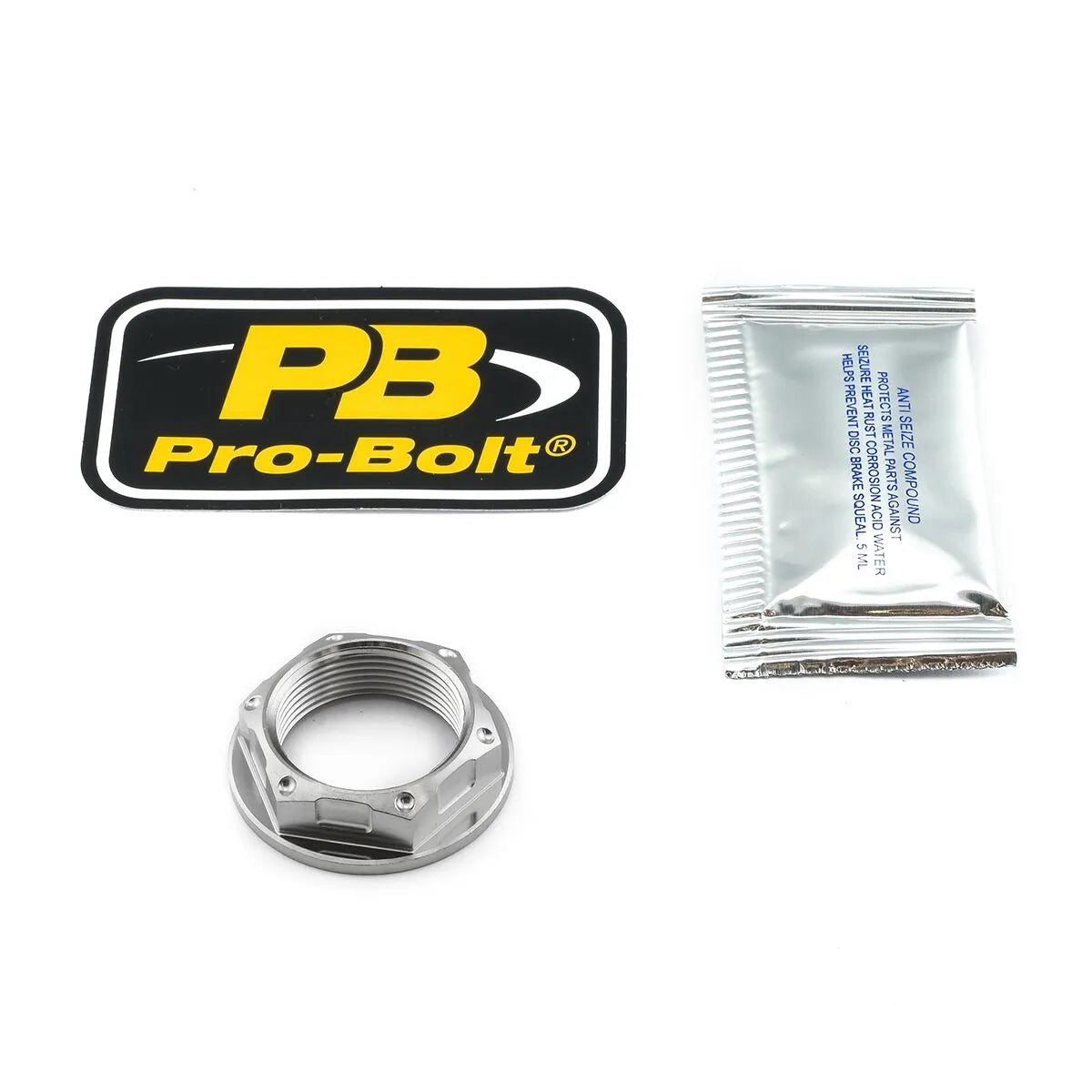 PRO BOLT Titanaxelmutter 25x1,25 framhjul bild 1 PMMEDIA:e27c18109d4bf6f3