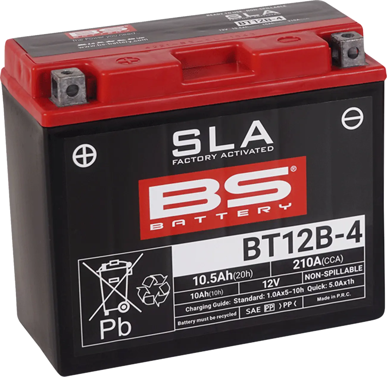 BS BATTERY BT12B-4 AGM Underhållsfritt Batteri 12V bild 1 PMMEDIA:74577dfda7cfb121