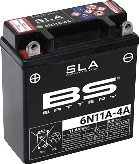 BS BATTERY AGM Underhållsfri MC-batteri 6N11A-4A SLA 6V bild 1 PMMEDIA:3dc2edffb73032ce