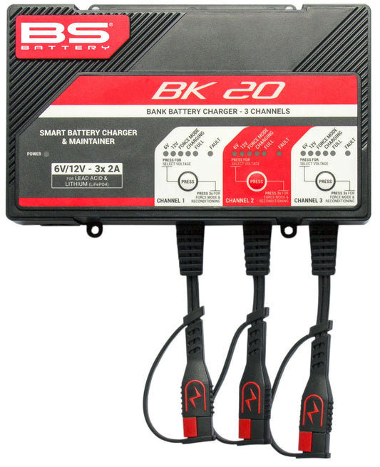 BS BATTERY SMART Bank Batteriladdare och Underhållare 12V bild 3 PMMEDIA:b56418bb94e9a60f
