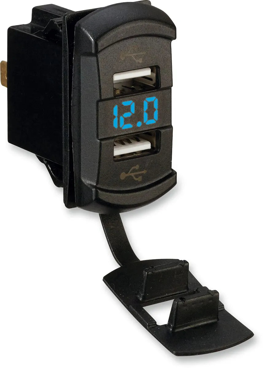 MOOSE OFFROAD FOUR WHEEL Dual USB-laddare med voltmätare bild 1 PMMEDIA:6bc4de070c1cdcaf