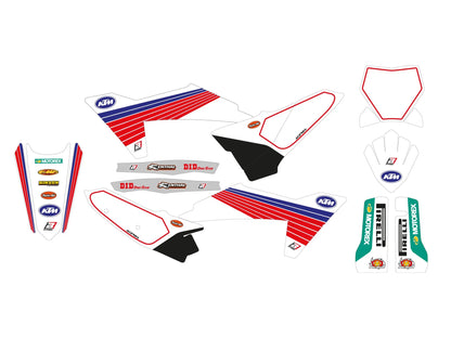BLACKBIRD RACING Graphic Kit Retro med Stolsöverdrag för KTM bild 1 PMMEDIA:7edd9196e59065ec