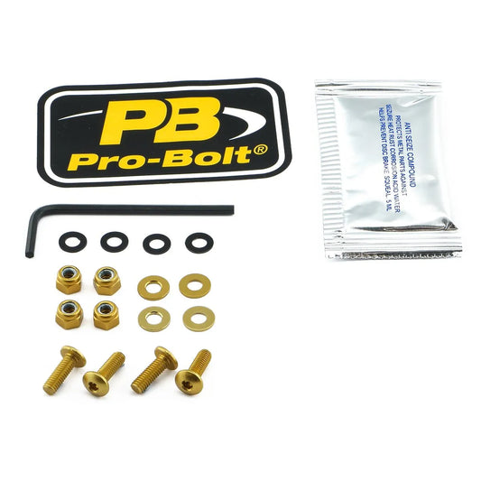 PRO BOLT Aluminium Screen Bolt Kit Guldfärg bild 1 PMMEDIA:89b2c7f3fa6cfa2e