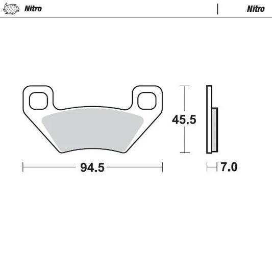 MOTO-MASTER Nitro ATV Bromsbelägg bild 1 PMMEDIA:91ca6ee9525b58be