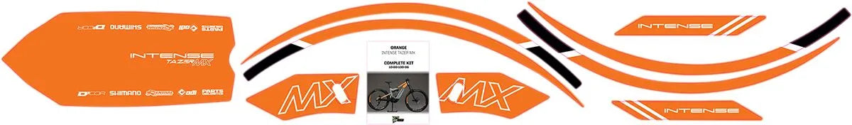 D'COR VISUALS Graphics Kit för Tazer MX Orange bild 2 PMMEDIA:8c19b56466d09125