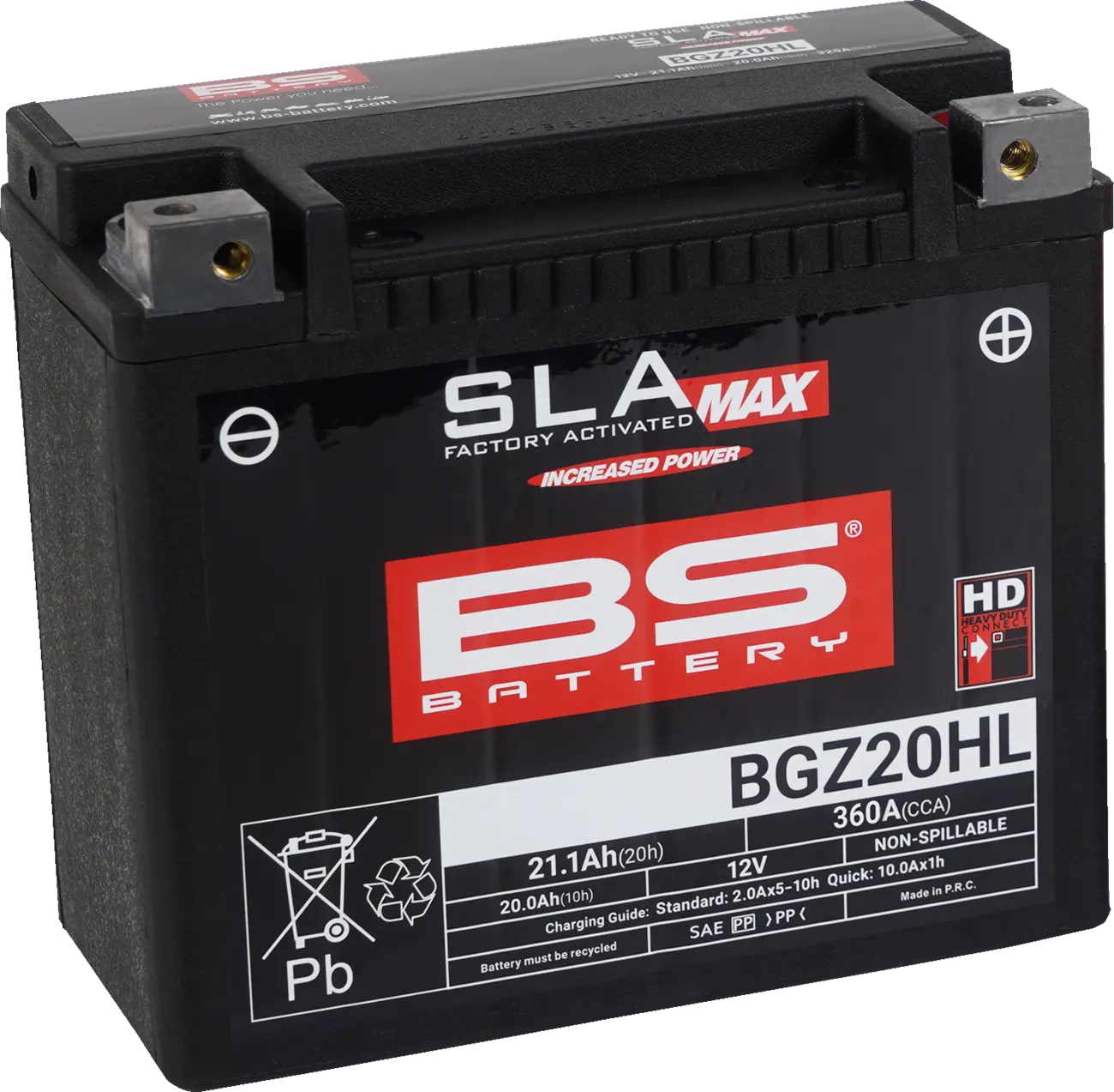 BS BATTERY BGZ20HL AGM Underhållsfritt Batteri bild 1 PMMEDIA:1c7b62a22ea0d6c5