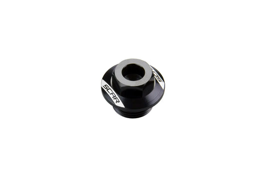 SCAR RACING Styrpinne Mutter KTM/HVA/GAS 03- Svart bild 1 PMMEDIA:b53f1f8ea23318d5