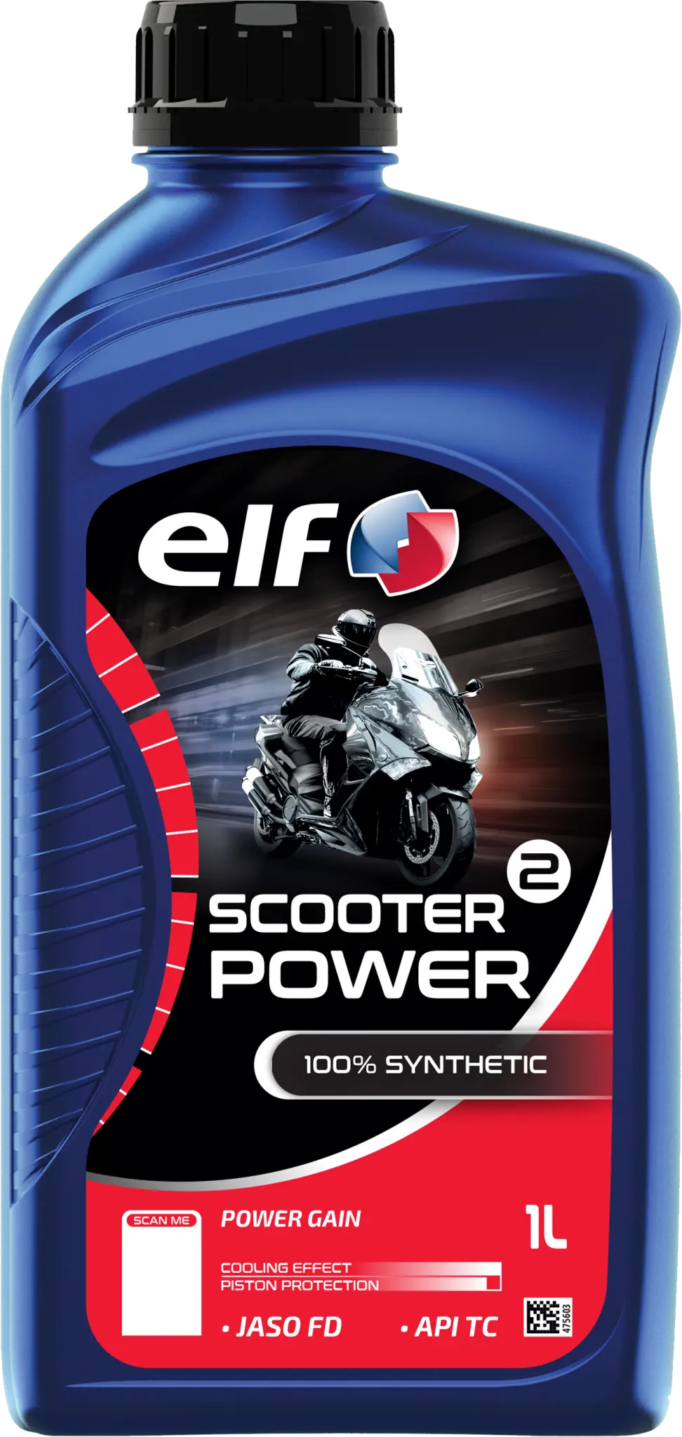 ELF Scooter 2 Power SYN Motorolja 1L bild 1 PMMEDIA:f0b174616307770b