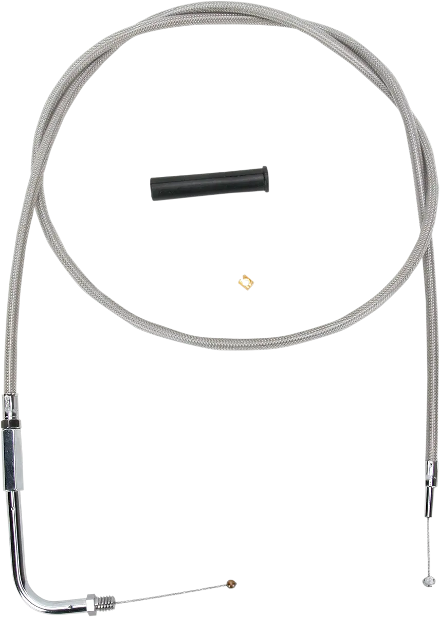Drag Specialties Stainless Braided Throttle Cable Gasvajrar bild 10 PMMEDIA:d7f3e54630743ccd