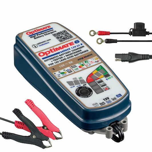 TECMATE OptiMate 6 Select Batteriladdare 12V 6A bild 1 PMMEDIA:41dd80a3219dd8c2