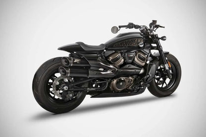 ZARD GT Full Avgassystem 2:2 Slip-On Kit för Harley Davidson Sportster S bild 3 PMMEDIA:4adf319c27f83868