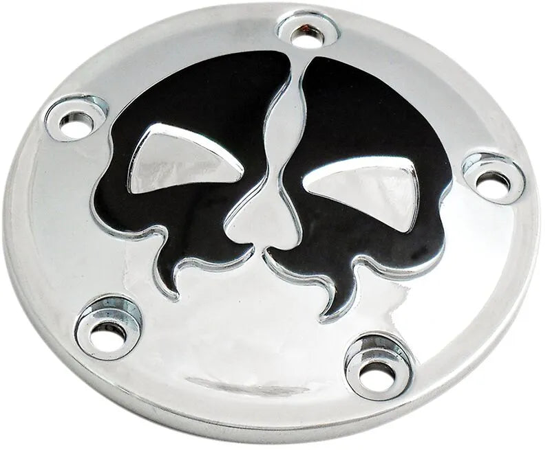 DRAG SPECIALTIES Split Skull Tändpunktslock Krom bild 1 PMMEDIA:78ea5870e195824a