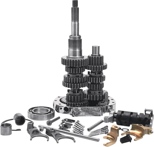 JIMS 6-växlad Overdrive Super Gear Kit för 98-00 FLHT bild 1 PMMEDIA:336be2442c1281ff