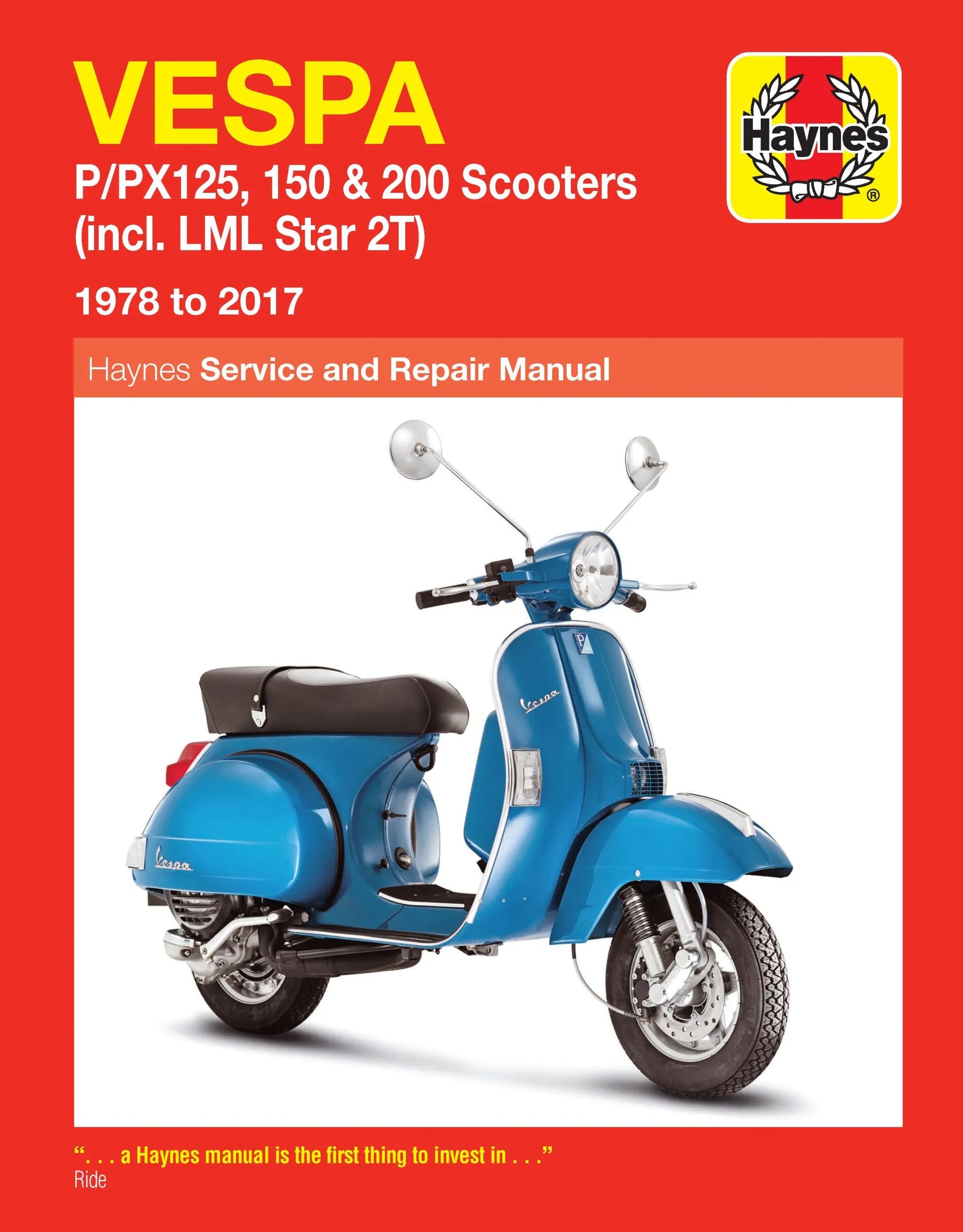 HAYNES Service Manual Vespa P/PX 125, 150 & 200 (78-) bild 1 PMMEDIA:e020bef70b250714