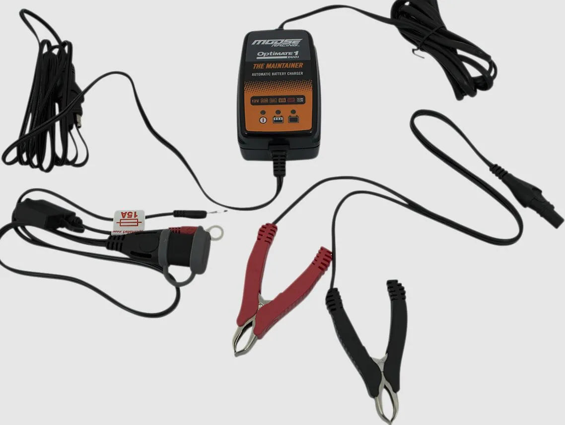 MOOSE OFFROAD HARD-PARTS OptiMate 1 Duo Batteriladdare UK-plugg bild 1 PMMEDIA:2110977118eba903