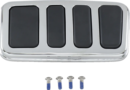 KURYAKYN ISO® Bromspedalplatta Extended Chrome/Rubber bild 1 PMMEDIA:f6cf7084ce6dc173