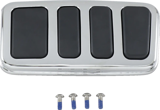 KURYAKYN ISO® Bromspedalplatta Extended Chrome/Rubber bild 1 PMMEDIA:f6cf7084ce6dc173