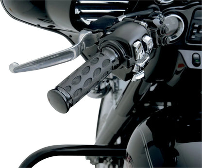 DRAG SPECIALTIES Custom gummigrepp Hotop svart TBW bild 3 PMMEDIA:c3f6e3829cf4c103