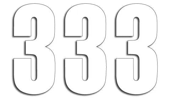 Blackbird Racing Three Series Numbers Dekor för registreringsskylt bild 12 PMMEDIA:28dab5a4249d15a9