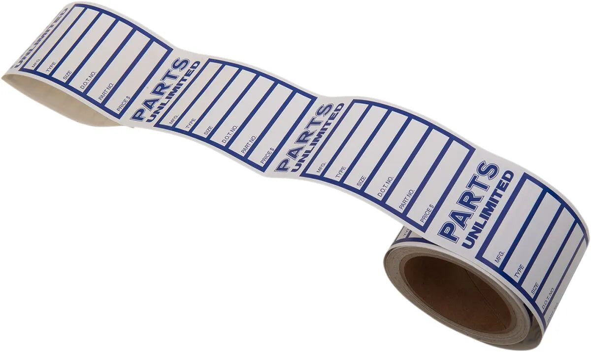 PROMOTIONAL ITEMS VENDOR Färgglada Däcketiketter, 100-pack bild 1 PMMEDIA:0975e54945164ce3