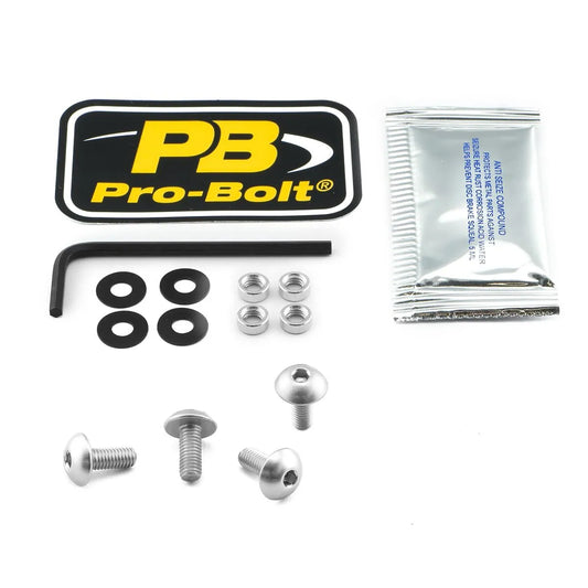 PRO BOLT Aluminium Screen Bolt Kit Silver bild 1 PMMEDIA:7715243a275a3a56
