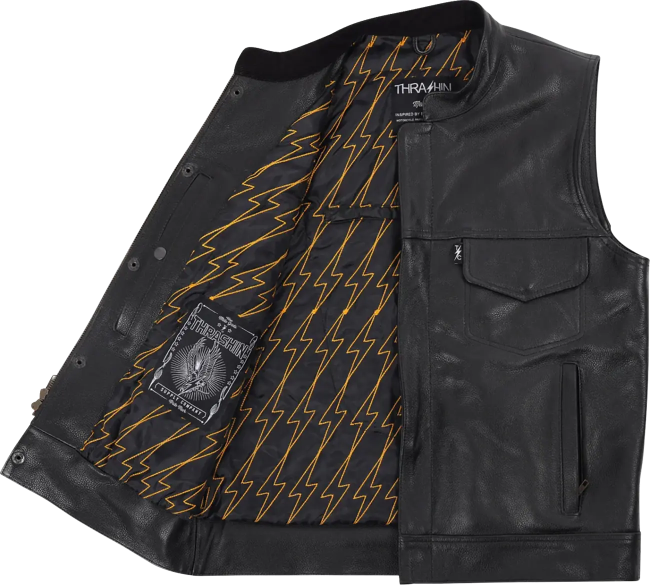 THRASHIN SUPPLY CO. Mulholland Läderväst Large bild 4 PMMEDIA:d7b0195e2dee33e8