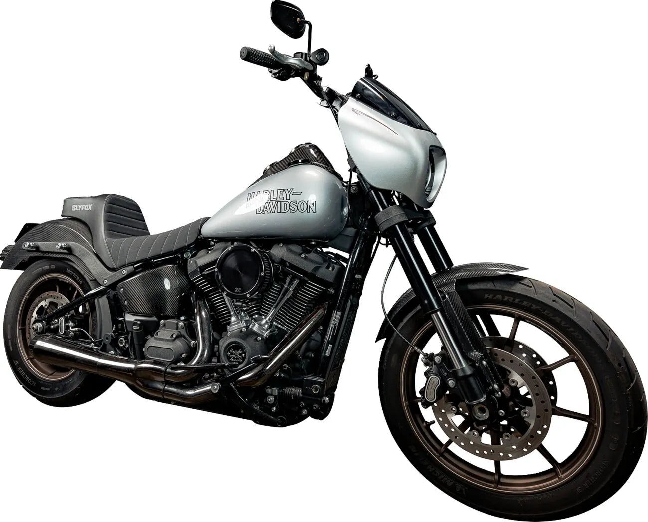 Slyfox High Noon Seat Sadlar Harley Softail bild 11 PMMEDIA:02cd056a62cb55e4