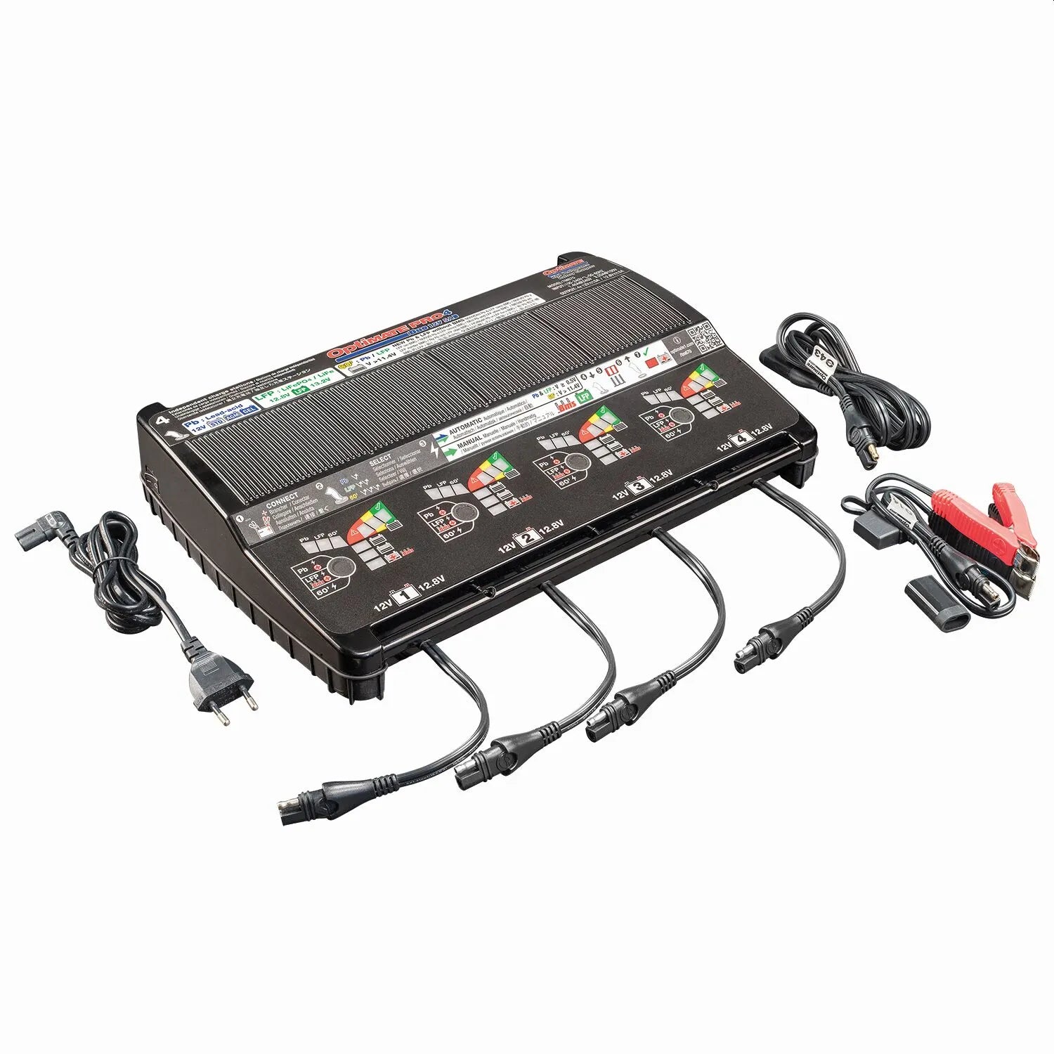 TECMATE OptiMate Pro-4 DUO Batteriladdare bild 1 PMMEDIA:c0bf912b3706548a