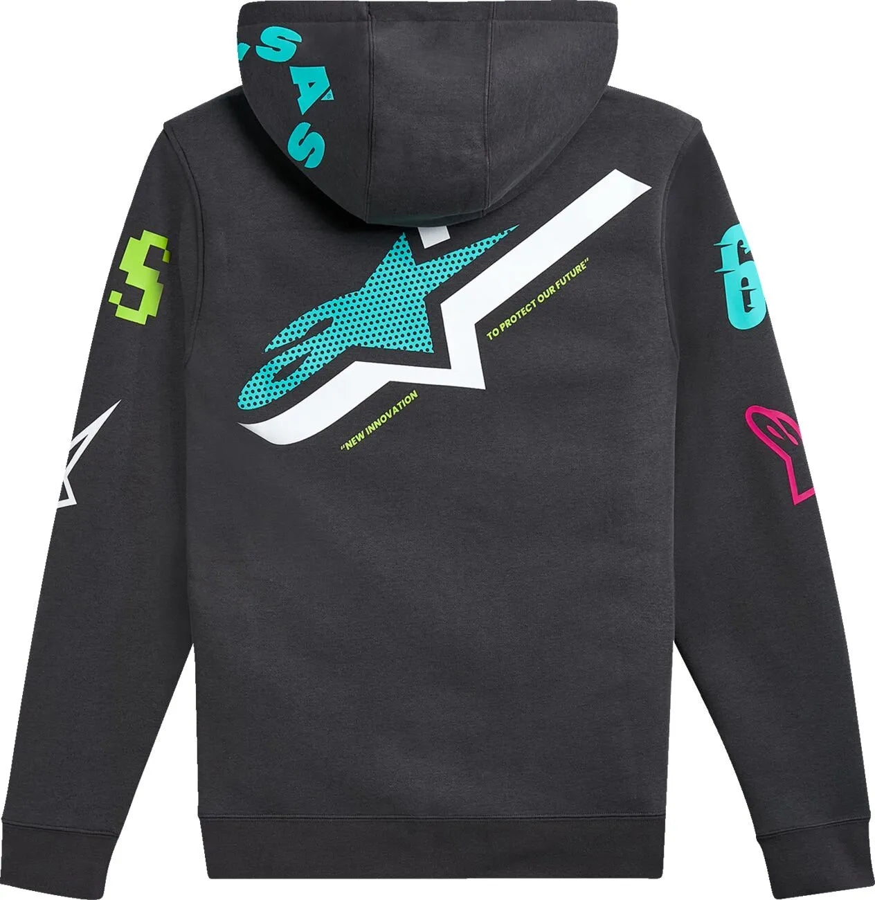ALPINESTARS (CASUALS) Variegate Zip Hoodie Gunmetal M bild 2 PMMEDIA:2b87ae043b4703a6