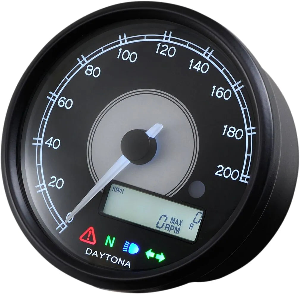 DAYTONA VELONA80 SPEEDO200/RPM hastighetsmätare bild 1 PMMEDIA:4405099d126ad399