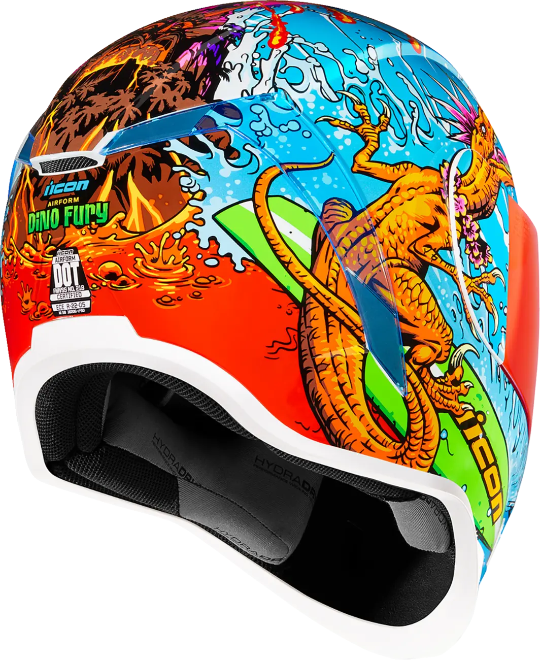 Icon Airform™ Dino Fury Integralhjälm vuxen bild 6 PMMEDIA:e2acd82d5f1fe43e